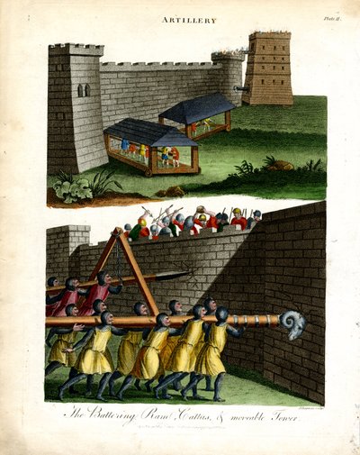 Battering Ram, Catapults, and Movable Towers by John Pass