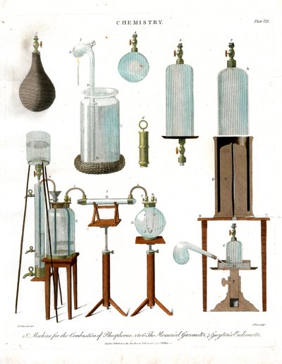 Chemical Laboratory Instruments and Gasometers by John Pass
