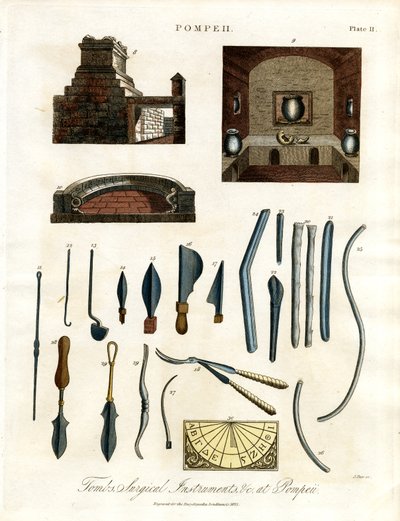 Surgical Instruments and Artifacts from Pompeii by John Pass