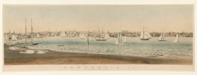 Newport, R.I. / View from Fort Wolcott, Goat Island by John Perry Newell
