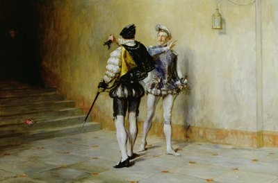 The Commencement of the Quarrel by John Pettie