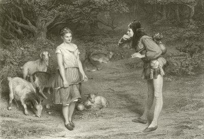 Touchstone and Audrey by John Pettie
