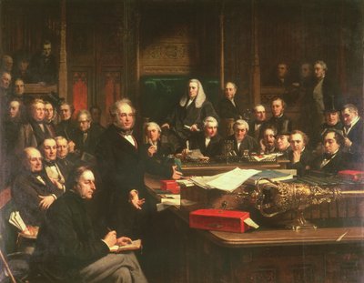Lord Palmerston Addressing the House of Commons During the Debates on the Treaty of France in February 1860, 1863 by John Phillip