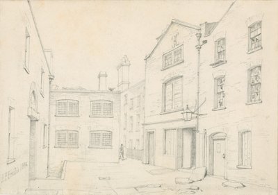 White Hart Court, Castle Street, St Martin in the Fields. Demolished with the building of Charing Cross Road by John Phillipp Emslie