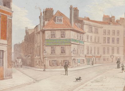 Northumberland Head Inn at Corner of Fort St. and Gun St., Spitalfields by John Phillipps Emslie