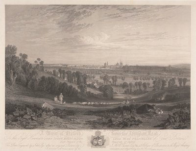 A View of Oxford from the Abingdon Road by John Pye