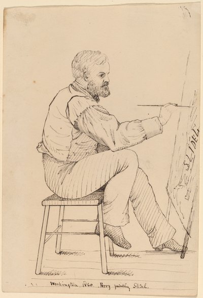Sketch Class Series - E.W. Perry by John Quincy Adams Ward