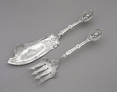 Fish Fork and Knife, c. 1862-1870 by John R. Wendt
