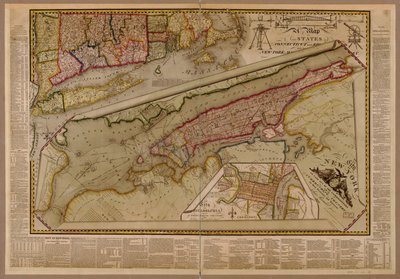 The City of New York as Laid Out by the Commissioners with the Surrounding Country by John Randel