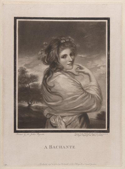 A Bacchante (Emma Hart, later Lady Hamilton) by John Raphael Smith