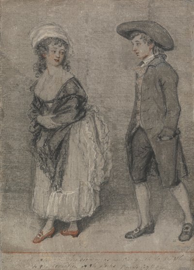 He Goeth after Her straightway as an Ox Goeth to the Slaughter (Proverbs, Chapter VII, Verse 22) by John Raphael Smith
