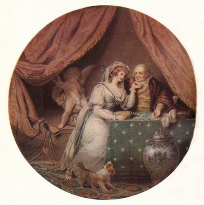 Love Vanquished By Avarice, c1790 by John Raphael Smith