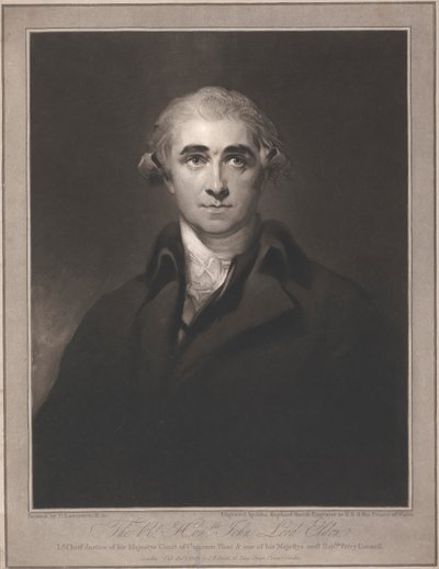 Right Honorable John Lord Eldon by John Raphael Smith