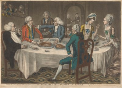 The Prodigal Son Feasted on His Return (1 of 5) by John Raphael Smith