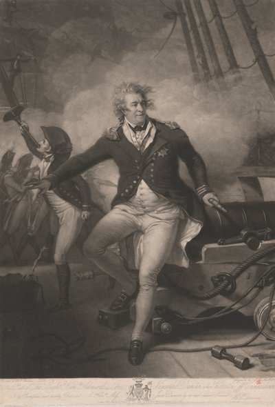 The Right Honorable Admiral Lord Viscount Duncan When Victorious off Camperdown by John Raphael Smith