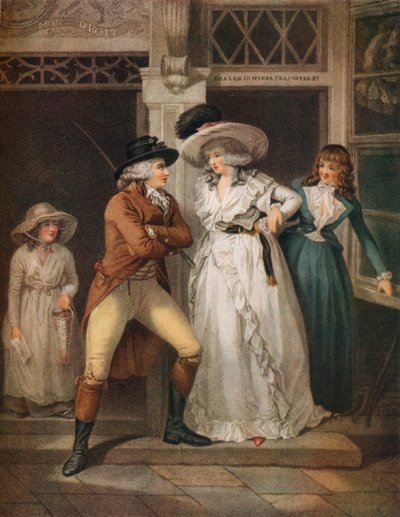 The Tavern Door, Laetitia Deserted by Her Seducer is Thrown on the Town by John Raphael Smith