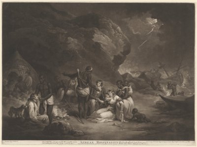 African Hospitality by John Raphael Smith after George Morland