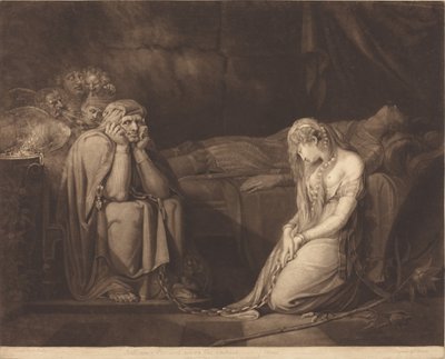 Belisane and Parcival under the Enchantment of Urma by John Raphael Smith after Henry Fuseli
