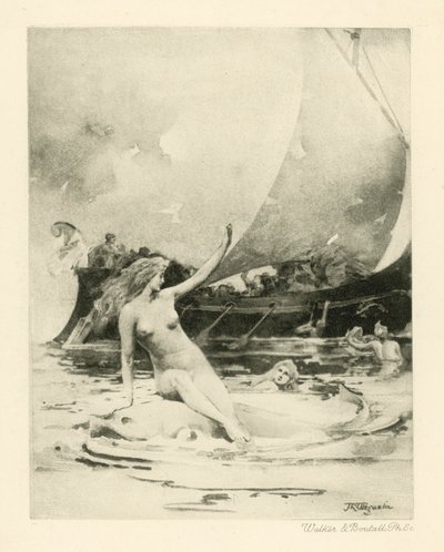 Illustration for the Poems of Catullus by John Reinhard Weguelin