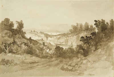 Avon and Severn from Windcliff on the Wye, c.1820 by John Reverend Eden