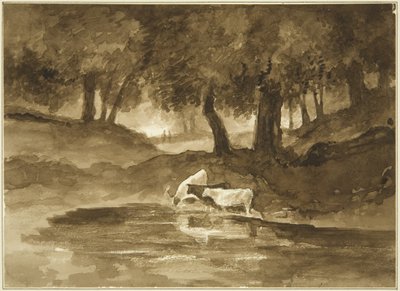 Looking up Nightingale Valley, c.1825 by John Reverend Eden