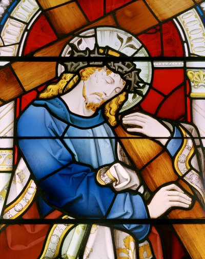 Christ carrying the cross by John Richard Clayton