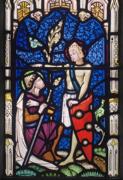 Window with Two Male Saints by John Richard Clayton