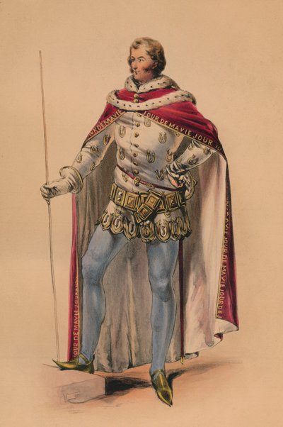 Guest in costume for Queen Victoria