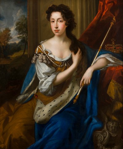Portrait of Queen Mary II of Modena by John Riley