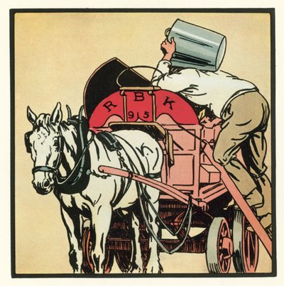 Kensington Rhymes: The Dustman by John Robert (after) Monsell