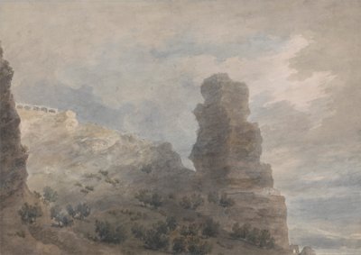 A View from the Inn at Terracina by John Robert Cozens