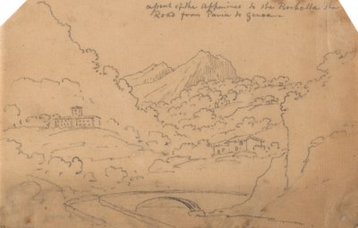 Ascent of the Apennines to the Rochetta by John Robert Cozens