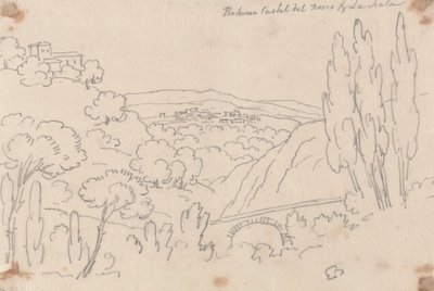 Between Castel del Bosco and La Scala by John Robert Cozens