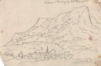 Between Chamberg and Mt. Meliant by John Robert Cozens