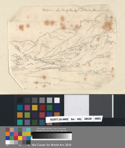 Between La Chapelle and St. John de Maurienne by John Robert Cozens