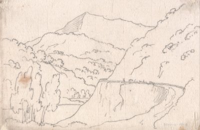 Between Tavarnelle & Capriano by John Robert Cozens