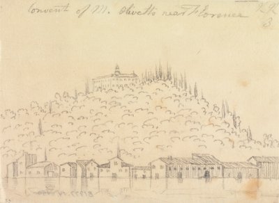 Convent of Monte Olivetto near Florence by John Robert Cozens