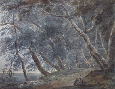 Galleria Di Sopra, Lake Albano, c.1780-89 by John Robert Cozens