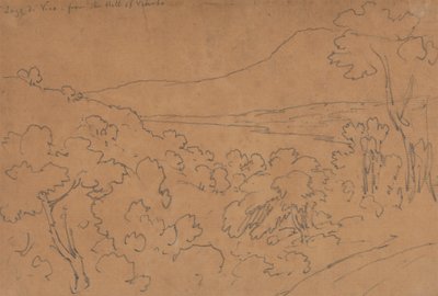 Lago di Vico from the Hill of Viterbo by John Robert Cozens