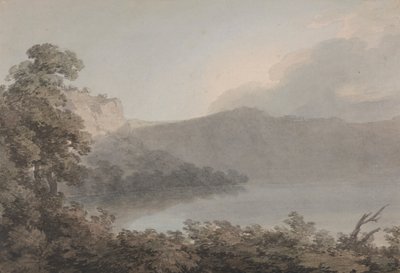 Lake of Vico Between Rome and Florence by John Robert Cozens