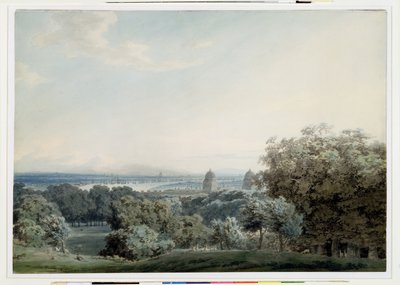 London from Greenwich Hill by John Robert Cozens