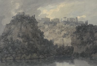On the Lake of Nemi, c.1780-83 by John Robert Cozens