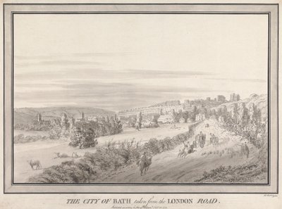 The City of Bath taken from the London Road by John Robert Cozens