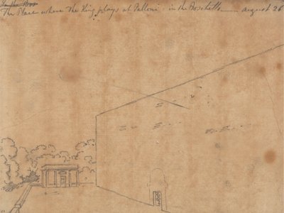 The Place where the King Plays at Palloni by John Robert Cozens