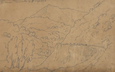 Top: Between Tavernelle and Capriano; Bottom: Lago di Bolsena by John Robert Cozens