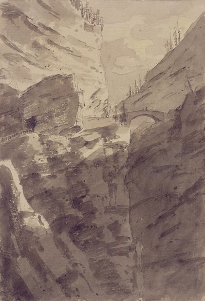 Via Mala in the Grisons by John Robert Cozens