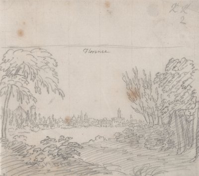 View of Florence from South Bank of the Arno by John Robert Cozens