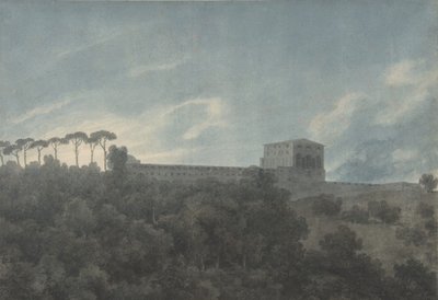 View of the Villa Lante on the Janiculum in Rome by John Robert Cozens