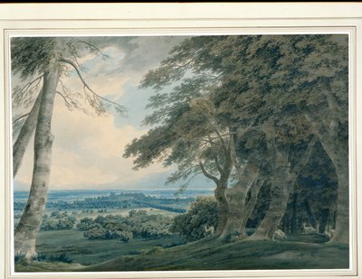 Windsor Castle from the South West, c.1787-99 by John Robert Cozens