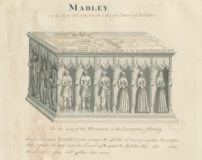 Madeley Church - Monument to Randolf Egerton by John Robert Fernyhough
